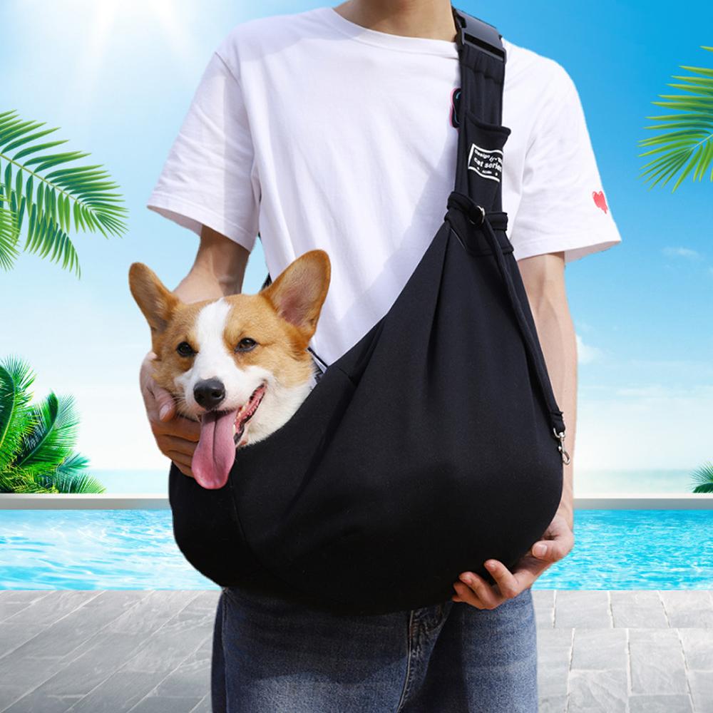 Pet Dog Cat Carrier Adjustable Strap Hands Pouch Puppy Travel Bag