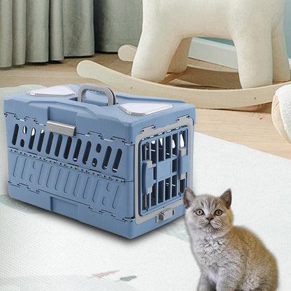 Pet portable approved box folding box outing cat bag pet cage dog cage