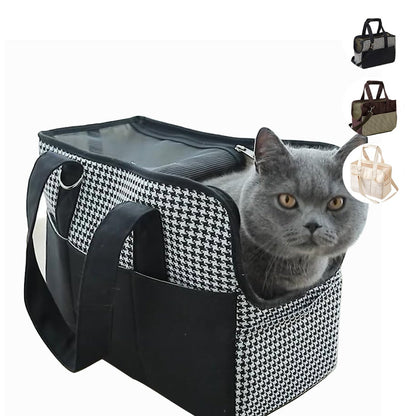 Dog Cat Carrier Travel Bag portable lightweight canvas