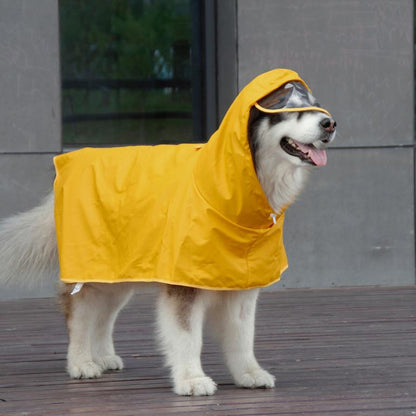 Pet Raincoats Belly Guard Raincoat PU Material Waterproof