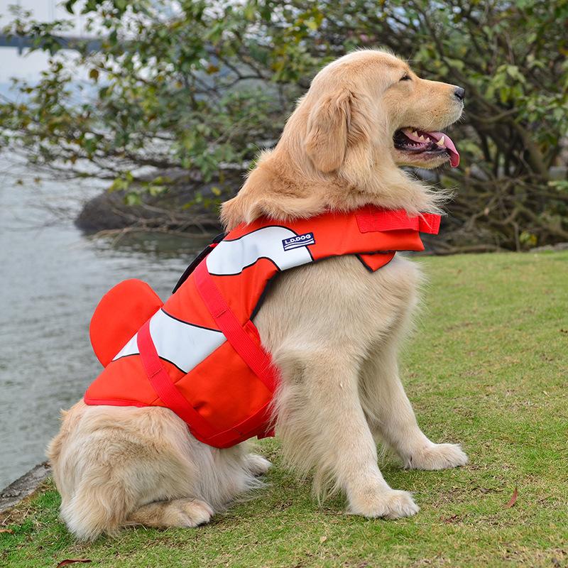 Dog Puppy Life Jacket Pet Lifesaver Swimwear