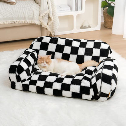 Vintage Leisure Diamond Dog & Cat Sofa Bed