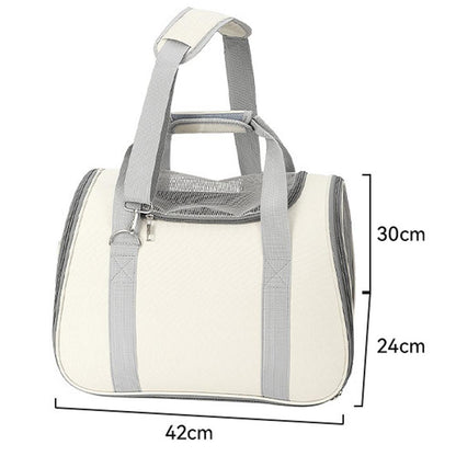 Pet carrier Cat puppy small dog bag handbag for travel outing Breathable Box