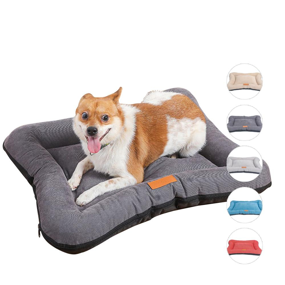 Anti-Slip Dog Cat Beds Mat Cushion Corduroy