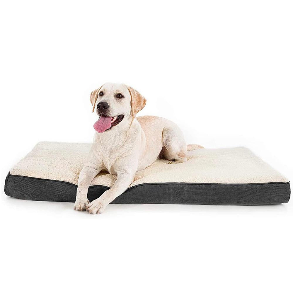 Orthopedic Memory Foam Blanket Bed for Large Dog Removable Washable Cover