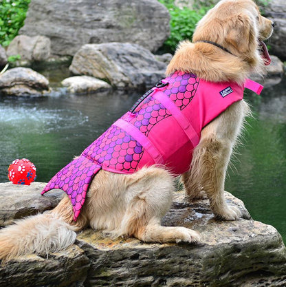 Dog Puppy Life Jacket Pet Lifesaver Swimwear