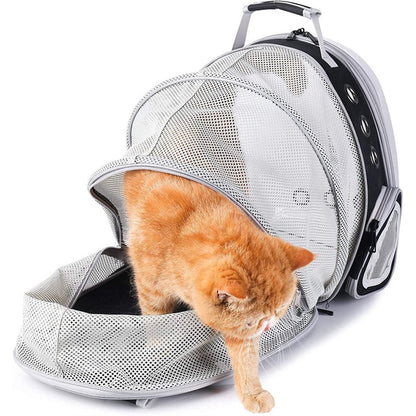 Pet Carrier Removable Bubble Designed for Travel Outdoor Backpack