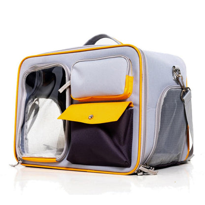 Pet Backpack Breathable Outdoor Cat Airline Approved Carrier Travel Bag Dogs Portable Travel